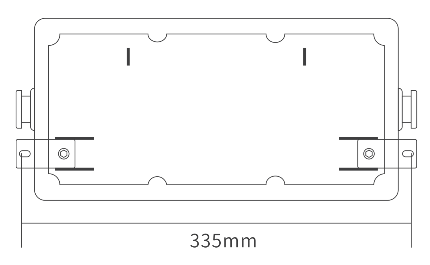 華天防爆型消防應(yīng)急標志燈具安裝尺寸